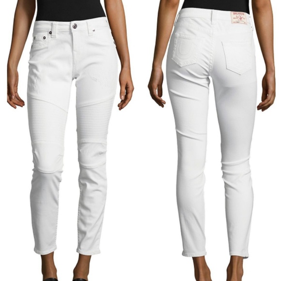 True Religion Denim - NWT True Religion white cropped cuff jeans True Religion Denim - NWT True Religion white cropped cuff jeans